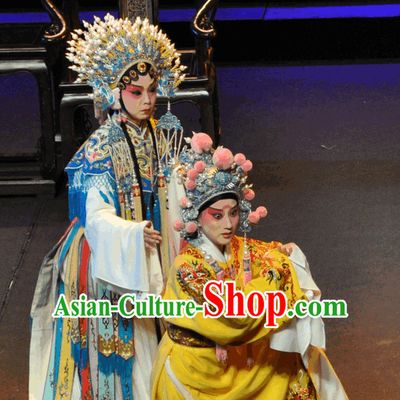 Ancient Chinese Opera Princess Costumes and Hat Complete Set for Women