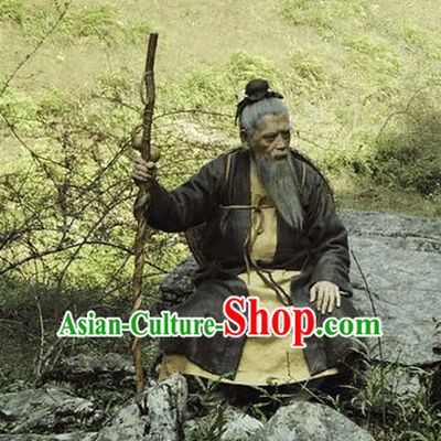 Ancient Chinese Old Man Clothing Costumes
