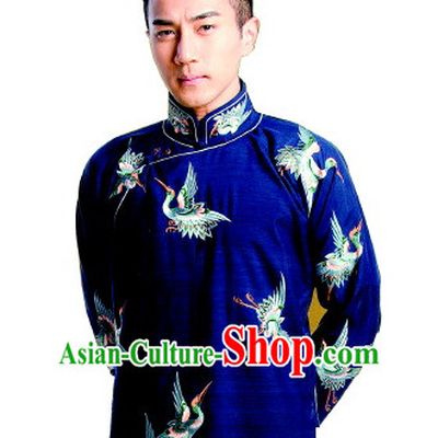 Minguo Time Mandarin Chinese Nobleman Embroidered Long Robe