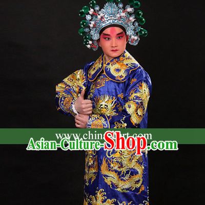 Ancient Chinese Embroidered Dragon Prince Costumes for Men