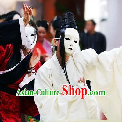 Chinese Classical Dancer Costumes and Headwear Complete Set for Women