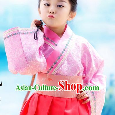 Ancient Chinese Han Dynasty Princess Clothes Complete Set for Girls Kids