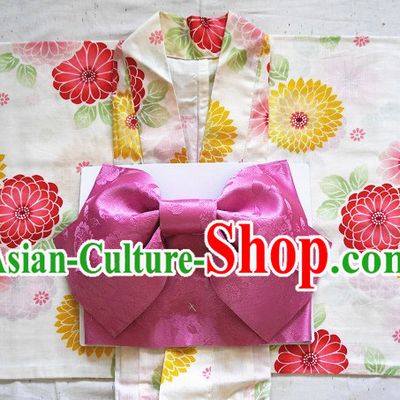 Top Authentic Traditional Japanese Kimonos Kimono Dress Yukata Clothing Robe Garment Complete Set for Women Ladies Girls