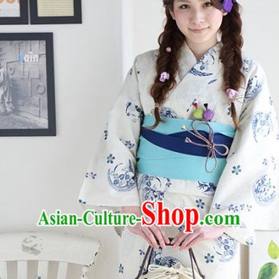 Top Authentic Traditional Japanese Kimonos Kimono Dress Yukata Clothing Garment Complete Set for Women Ladies Girls