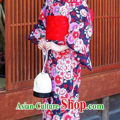 Top Authentic Traditional Japanese Kimonos Kimono Dress Yukata Clothing Garment Complete Set for Women Ladies Girls
