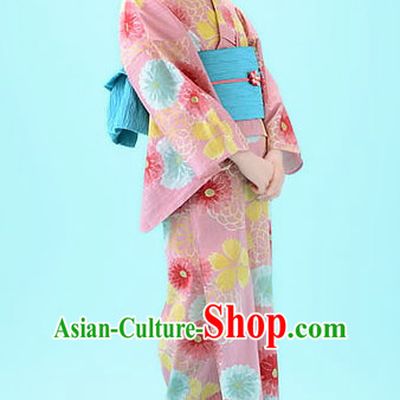 Top Authentic Traditional Japanese Kimonos Kimono Dress Yukata Clothing Garment Complete Set for Women Ladies Girls