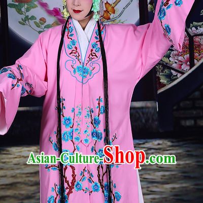 Blue Ancient Chinese Beijing Opera Costumes Peking Opera Young Women Costume for Adults Kids