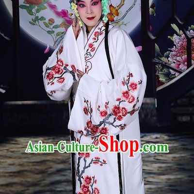 Blue Ancient Chinese Beijing Opera Costumes Peking Opera Young Women Costume for Adults Kids