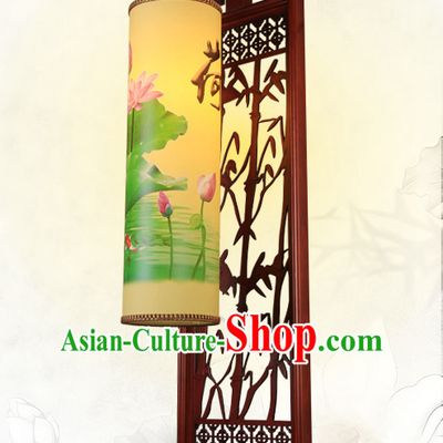 1 Meter Long Ancient Chinese Handmade Wooden Wall Lantern