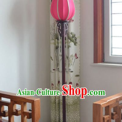 Chinese Classic Handmade Floor Lotus Lantern