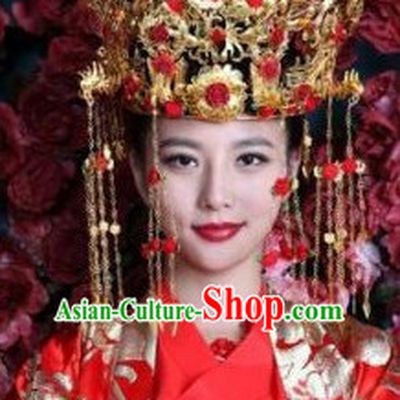 Ancient Chinese Bridal Wedding Crown for Brides