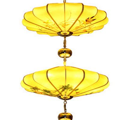 Chinese Classical Handmade and Painted Silk Hanging Palace Lantern