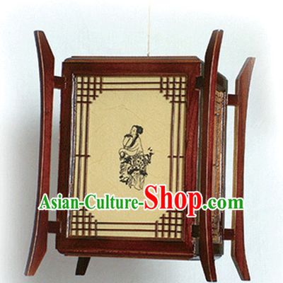 Chinese Classical Handmade and Carved Hanging Palace Lantern