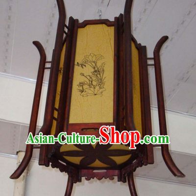 Song Dynasty Chinese Classical Handmade and Carved Hanging Palace Lantern