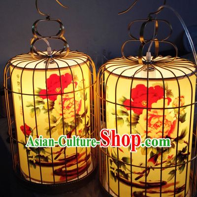 Chinese Classical Handmade Silk Hanging Palace Lantern