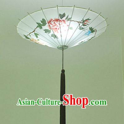 Chinese Classical Handmade Silk Hanging Umbrella Palace Lantern
