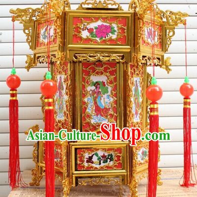 Gold Chinese Classical Hanging Lantern