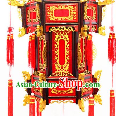 Gold Chinese Classical Hanging Palace Lantern