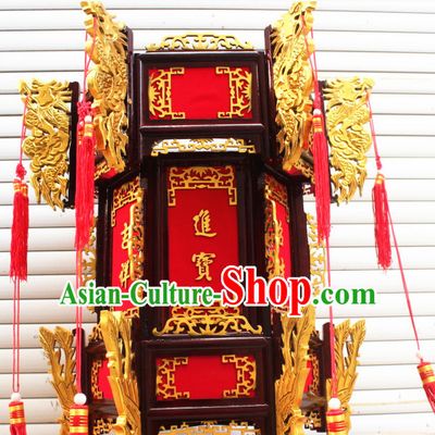 Gold Chinese Classical Hanging Palace Lantern
