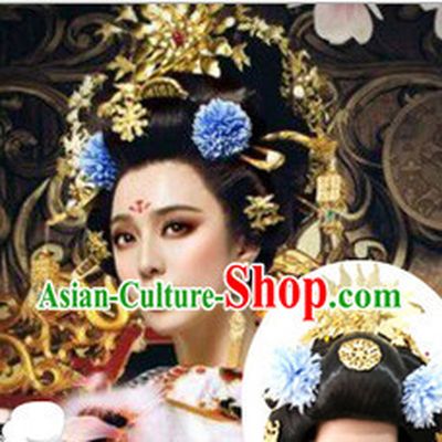 Ancient Chinese Empress Hair Jewelry and Wigs