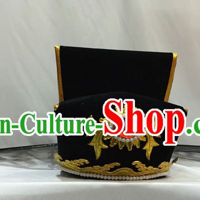 Ancient Chinese Opera Black Official Hat