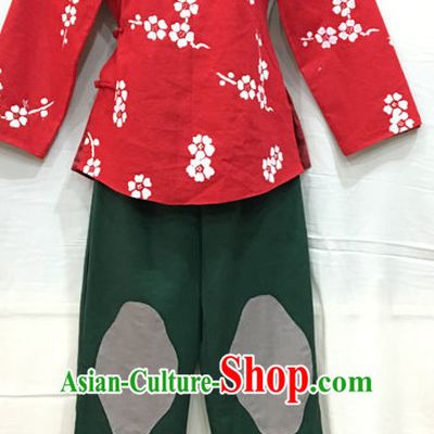 Traditional Chinese Opera Hong Dong Ji Xiao Tie Mei Costumes for Women or Girls