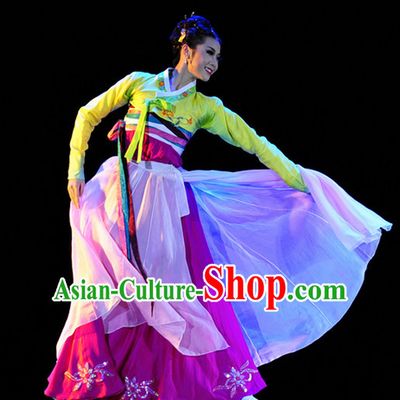 Traditional Korean Solo Dance Costumes for Women