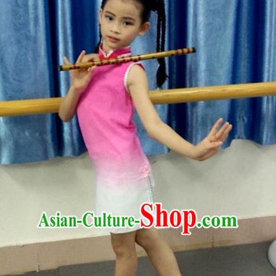 Traditional Chinese Classical Group Dance Costumes for Women or Kids