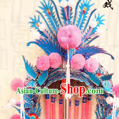 Traditional Chinese Classical Hua Dan Opera Phoenix Hat for Women