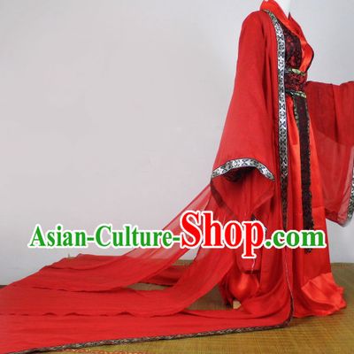 Red Traditional Chinese Classical Red Clothing Complete Set