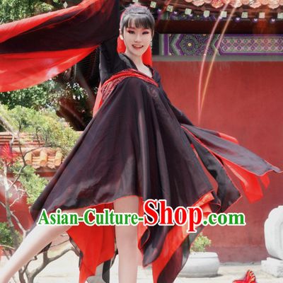 Ancient Chinese Classical Dance Costumes Complete Set for Women or Girls