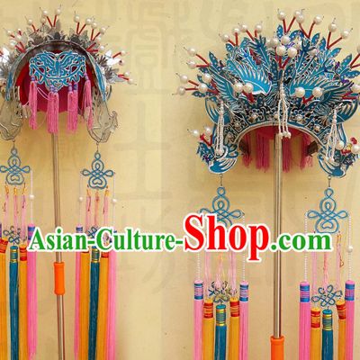 Traditional Chinese Classica Phoenix Opera Hat Crown Coronet for Women