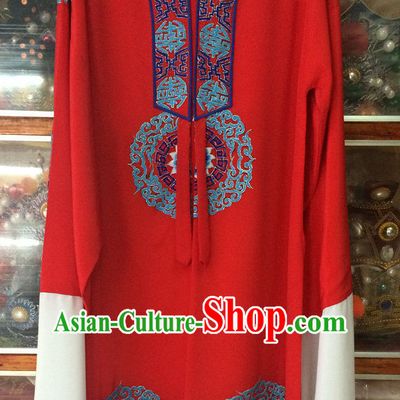 Ancient Chinese Opera Embroidered Landlord Costumes Complete Set for Men