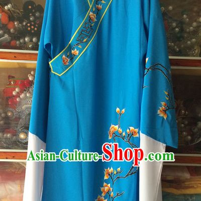 Ancient Chinese Opera Embroidered Scholar Costumes Complete Set for Men