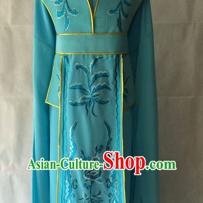 Ancient Chinese Opera Embroidered Young Men Costumes Complete Set
