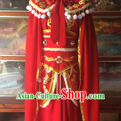 Ancient Chinese Opera Embroidered Princess Costumes Complete Set for Women