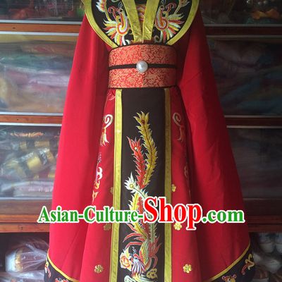 Ancient Chinese Opera Embroidered Empress Costumes Complete Set for Women