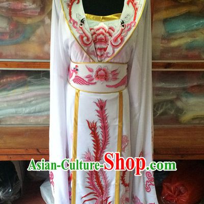 Ancient Chinese Opera Embroidered Empress Princess Queen Costumes Complete Set for Women