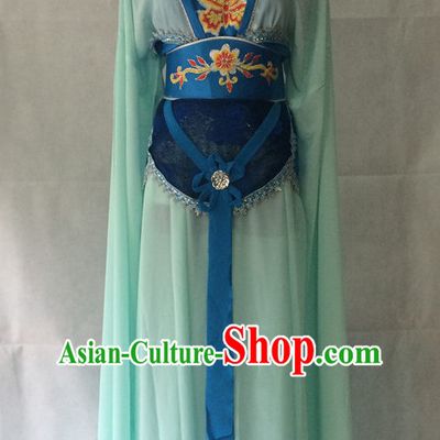 Ancient Chinese Opera Embroidered Water Sleeve Butterfly Costumes Complete Set for Women