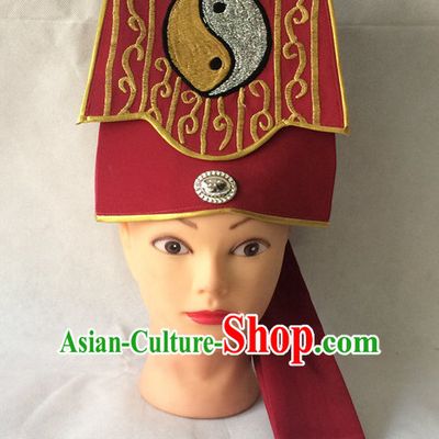 Traditional Chinese Classical Opera Taoist Hat for Men
