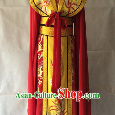 Ancient Chinese Opera Embroidered Empress Costume Complete Set for Women