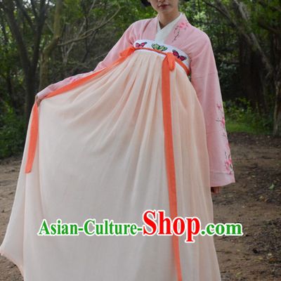 Ancient Chinese Tang Dynasty Clothing and Hair Accessories Complete Set for Women