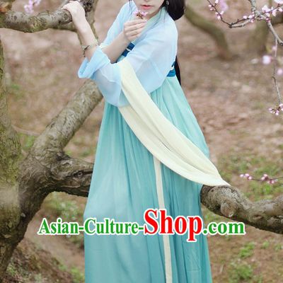 Chinese Classical Tang Dynasty Clothing for Women or Girls