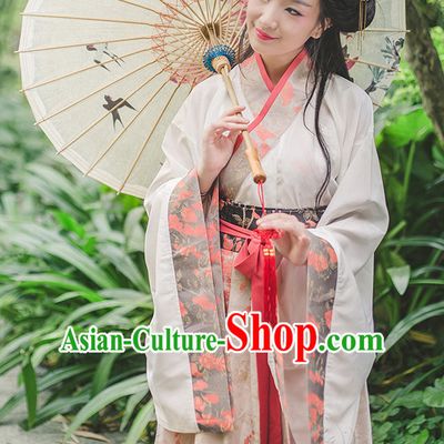 Chinese Ancient Han Dyansty Wear and Hair Jewelry for Women