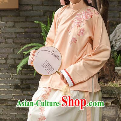 Chinese Ancient Hanfu Wear and Hair Jewelry Complete Set for Women
