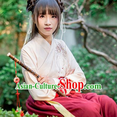 Chinese Knight Style Dresses Hanfu Clothing for Sale