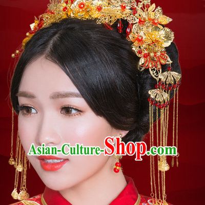 Traditional Chinese Style Wedding Crowns