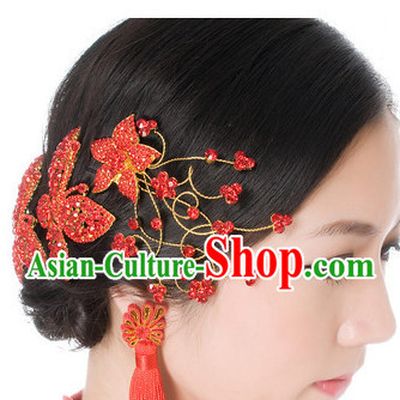 Traditional Chinese Princess Brides Wedding Headpieces Decorations