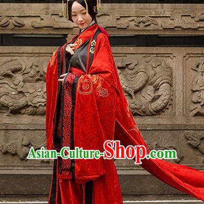 Chinese Traditional Wedding Clothing Hanfu Costume Han Fu Clothing for Sale