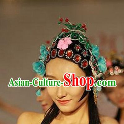 Chinese Opera Hair Accessories Headwear Headdress Hair Accessory Wig Set